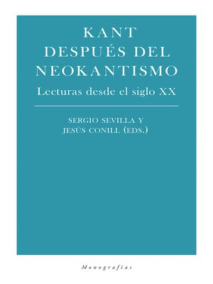 cover image of Kant después del neokantismo